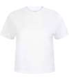 SK237 Ladies Cropped Boxy T-Shirt White colour image